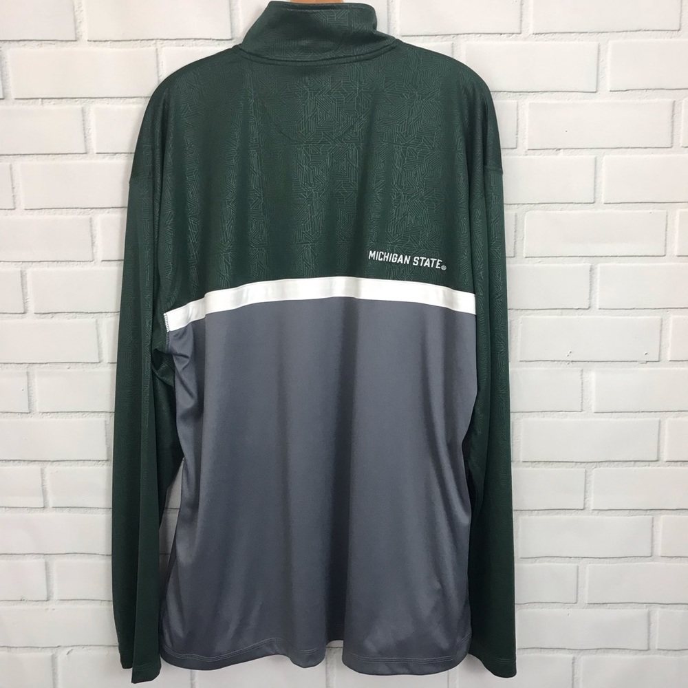 Michigan State University Spartan Half Zip Sweater - Picture 7 of 8
